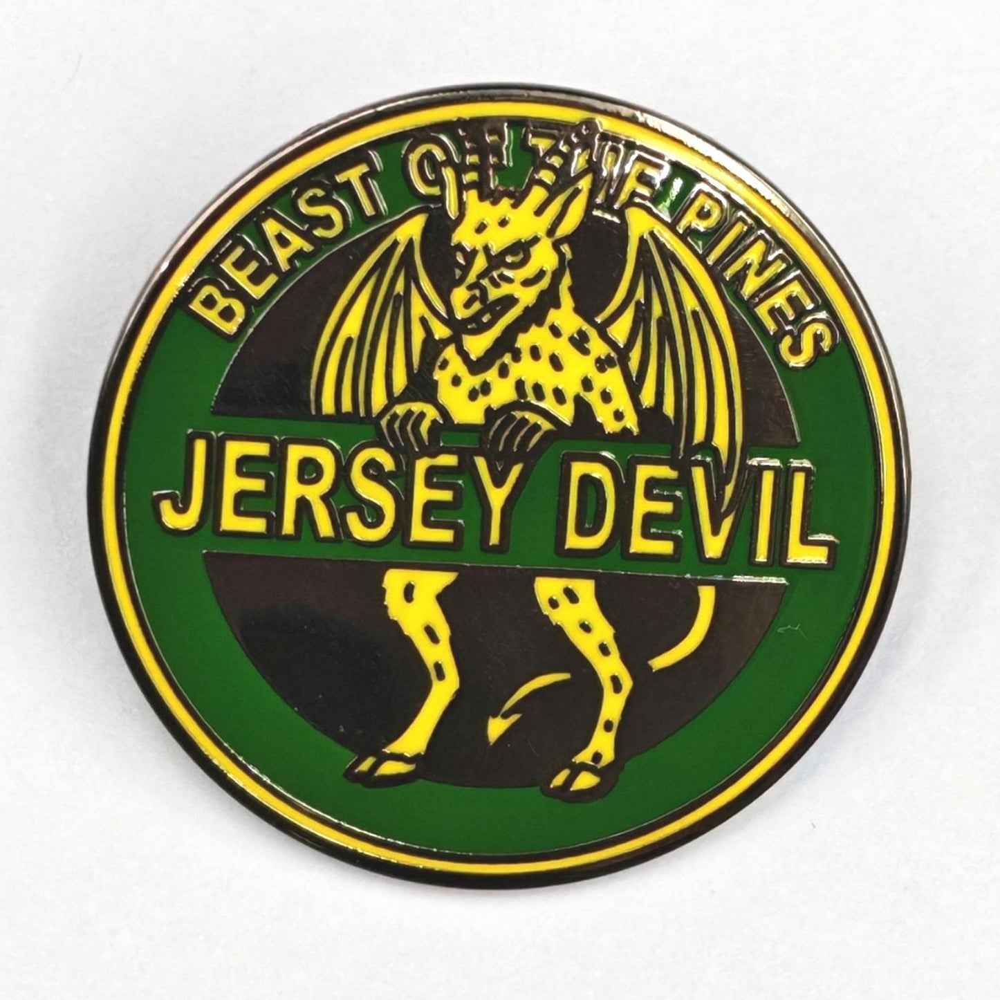 Jersey Devil Highway Sign Enamel Pin