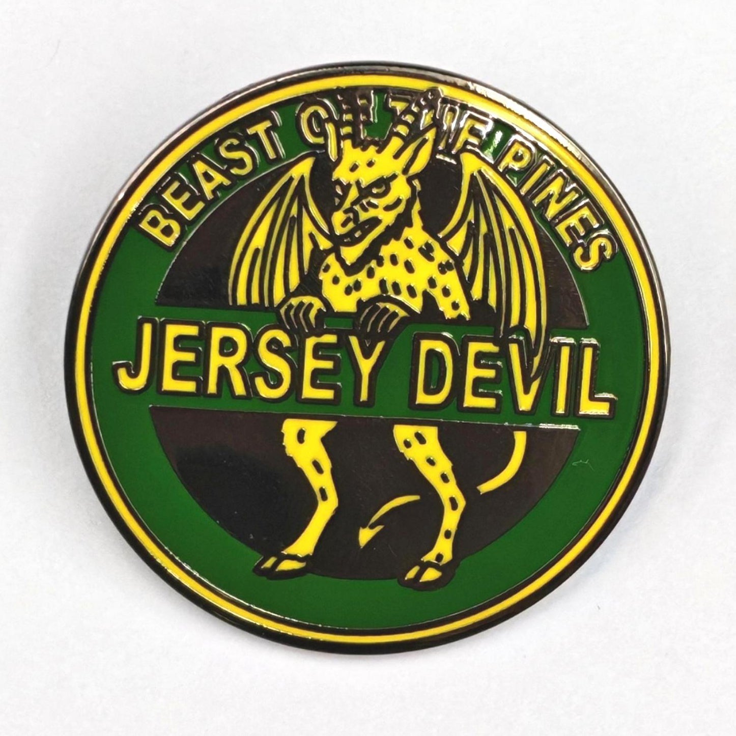 Jersey Devil Highway Sign Enamel Pin - The Original Underground