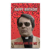 Jim Jones Birthday Greeting Card - Shady Front