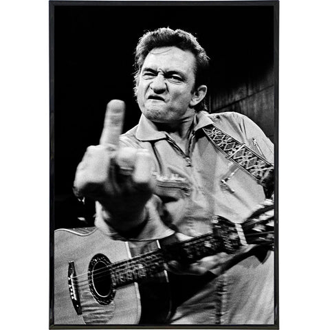 Johnny Cash "Middle Finger" Photo Print - The Original Underground / theoriginalunderground.com