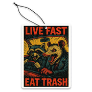 Live Fast Eat Trash Air Freshener - The Original Underground