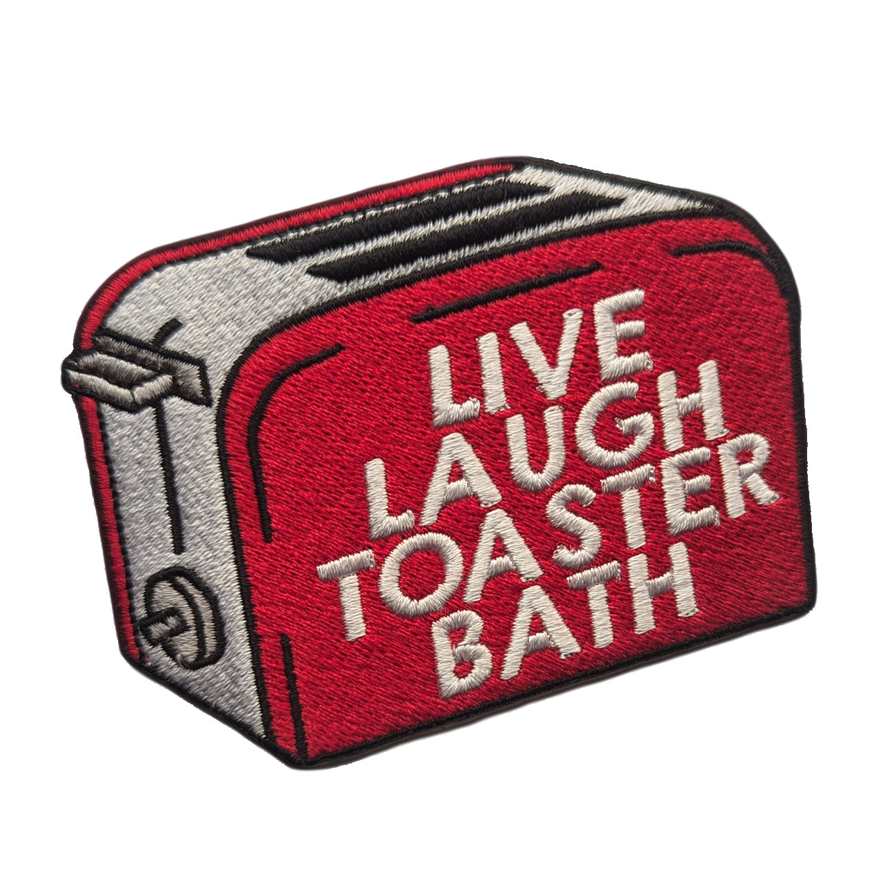 Live Laugh Toaster Bath Patch - Shady Front