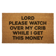 Lord Please Watch Over My Crib Door Mat - Shady Front