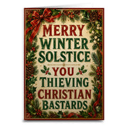 Merry Winter Solstice Greeting Card - The Original Underground