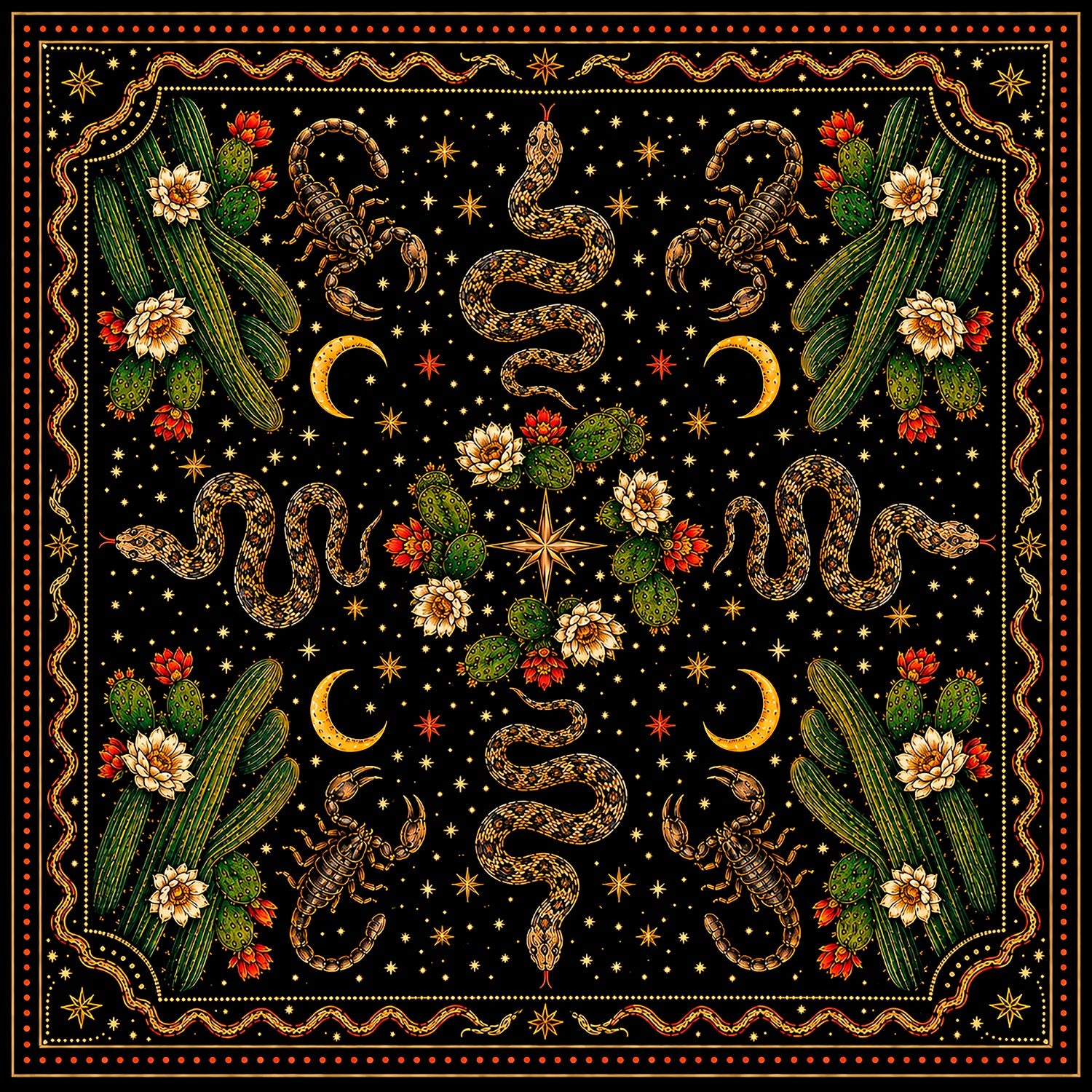 Moonlit Desert Bandana - The Original Underground