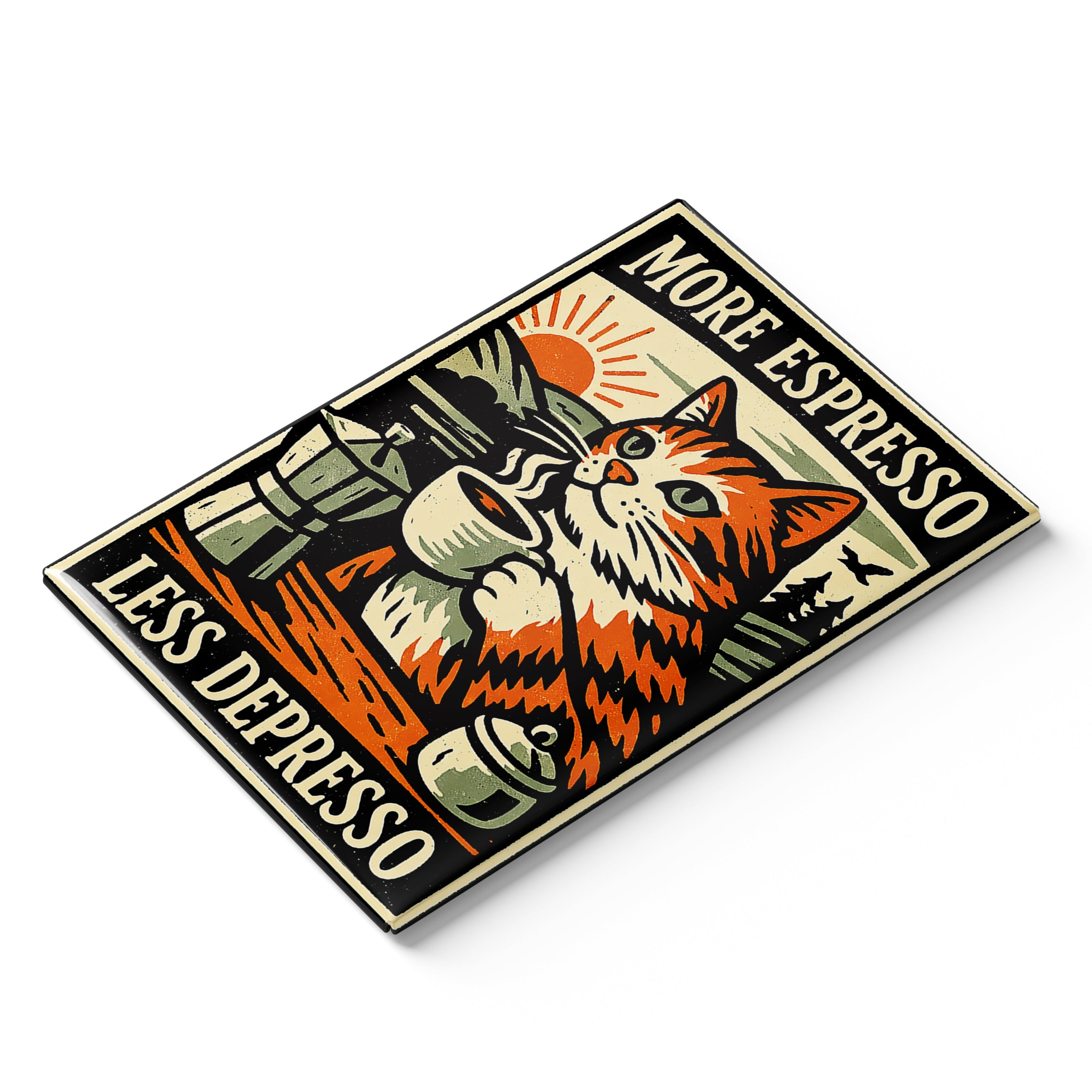 More Espresso Less Depresso Fridge Magnet - The Original Underground
