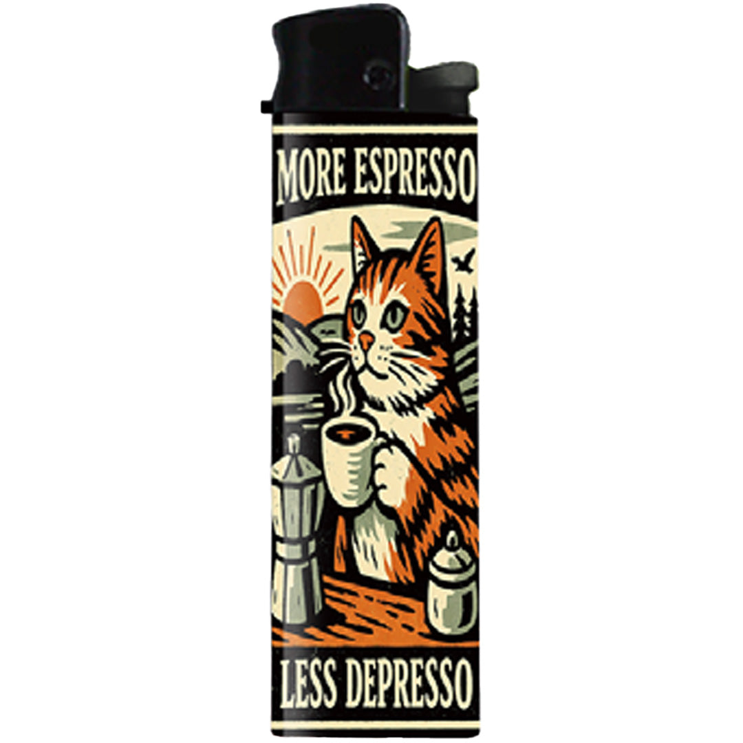 More Espresso, Less Depresso Lighter - Front
