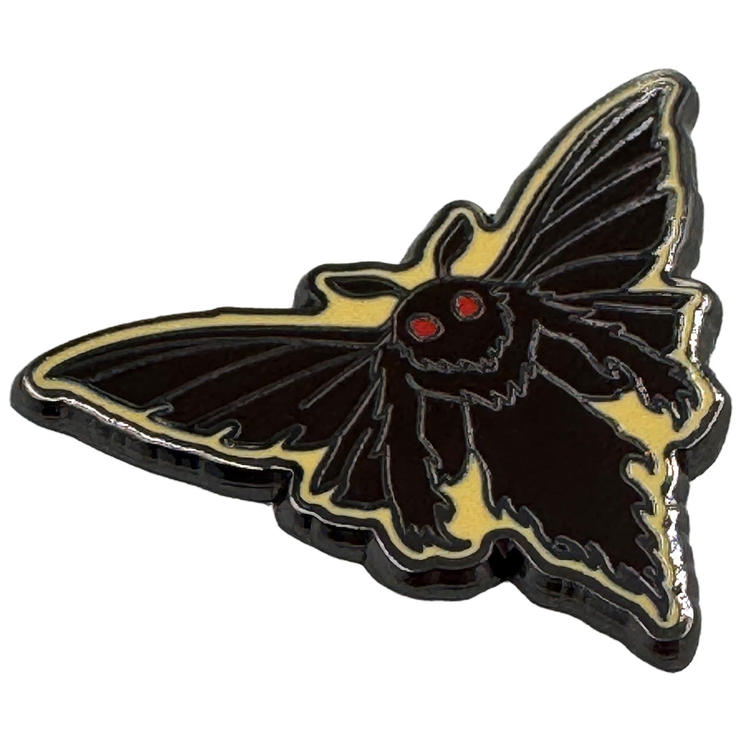 Mothman Enamel Pin Angle