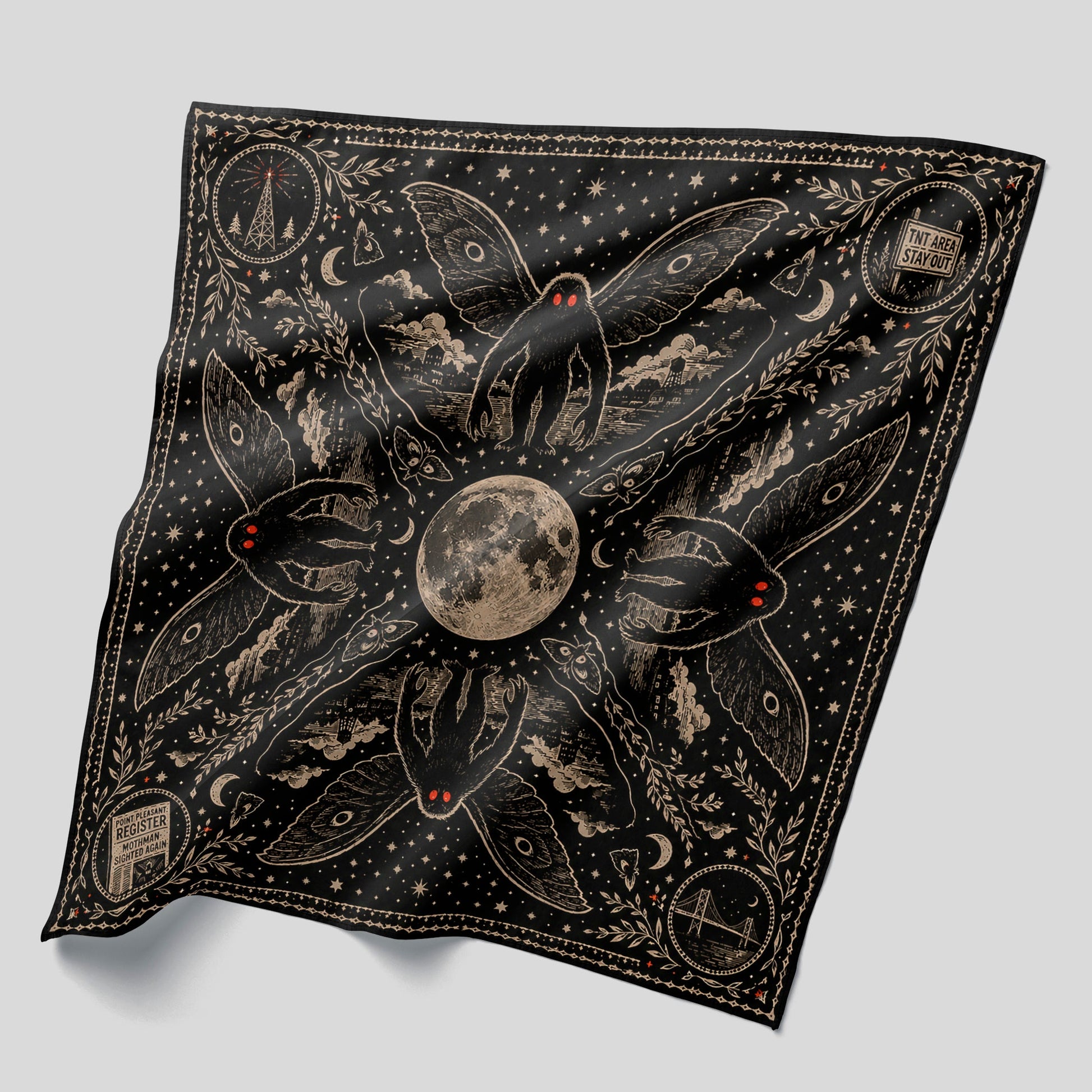Mothman Bandana - The Original Underground
