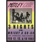 Motley Crue 1982 Show Poster Print - The Original Underground / theoriginalunderground.com