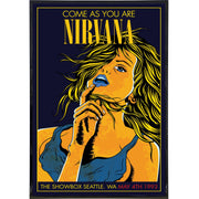 Nirvana "Come As You Are" Show Poster Print - The Original Underground