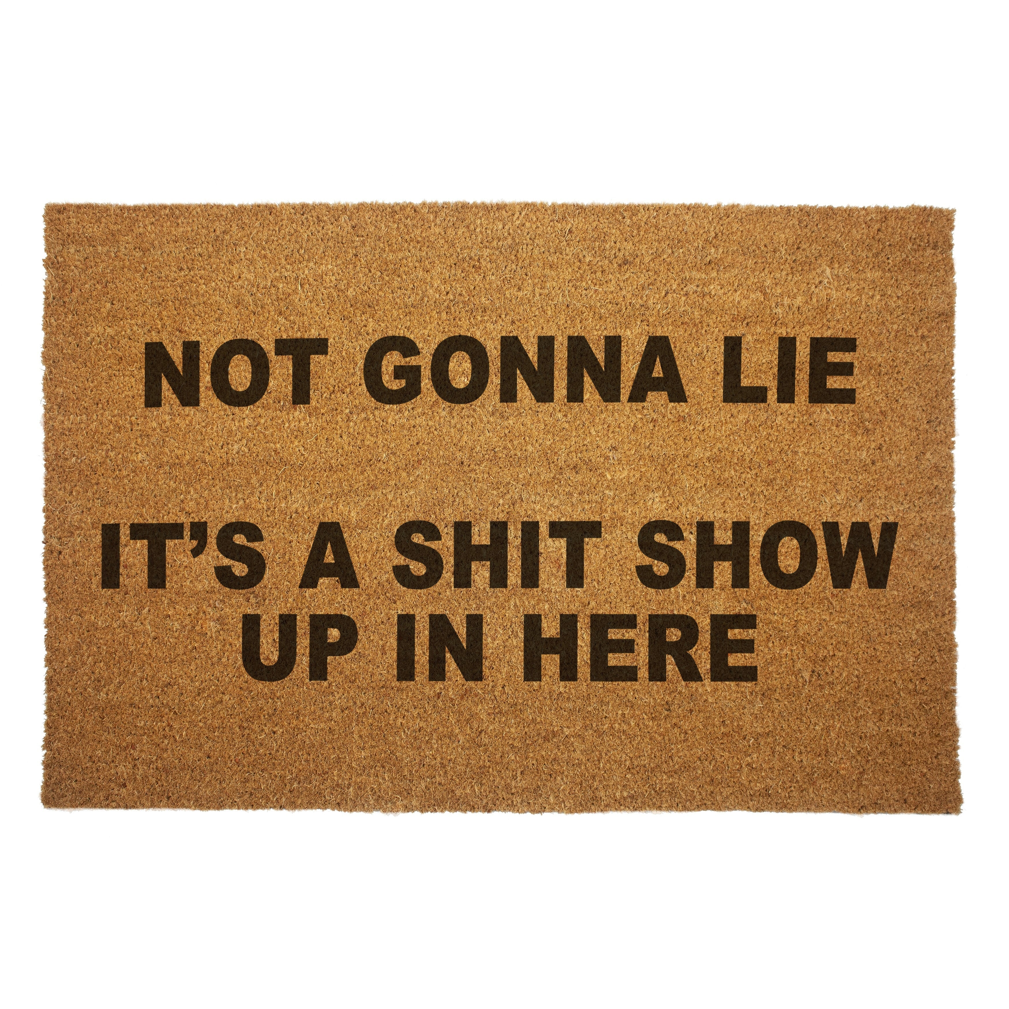 Not Gonna Lie It's a Sh-t Show Door Mat - Shady Front