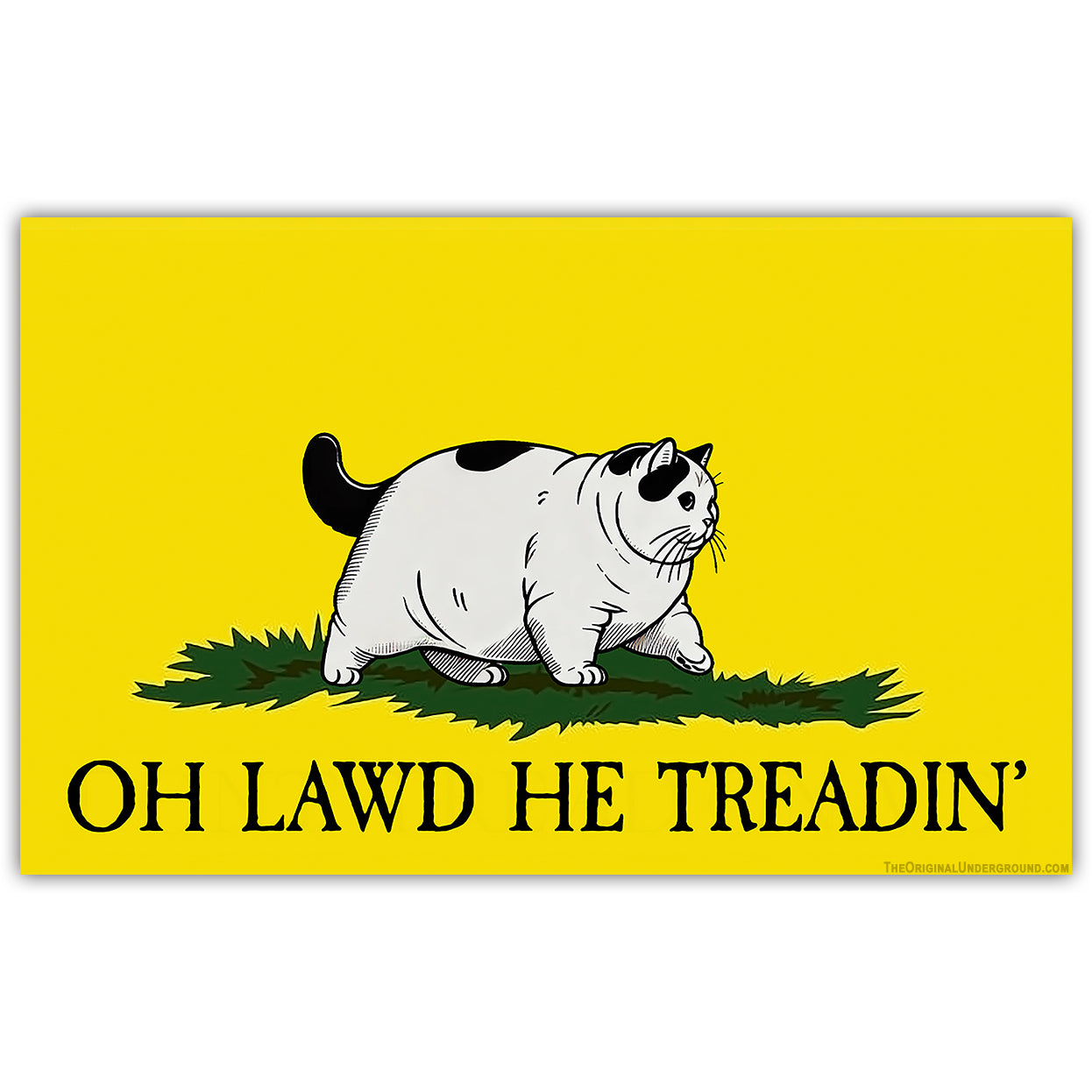 Oh Lawd He Treadin' Sticker - Shady Front