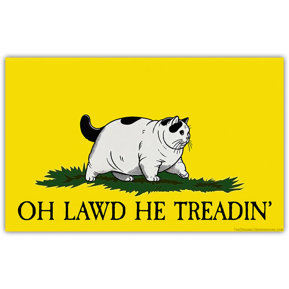 Oh Lawd He Treadin' Vinyl Sticker | The Original Underground