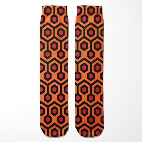 Overlook Hotel Carpet Socks