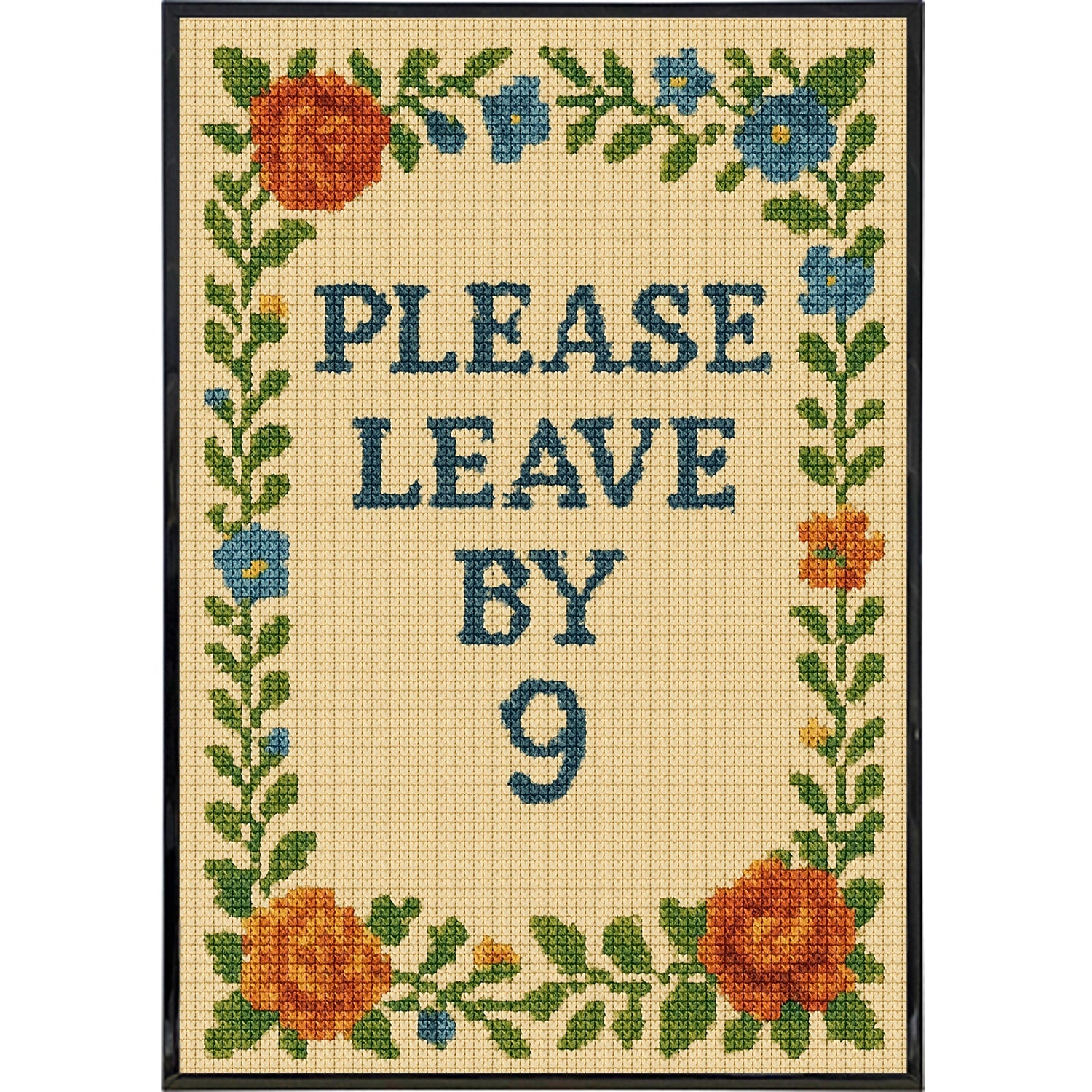 Please Leave By 9 Poster Print - The Original Underground