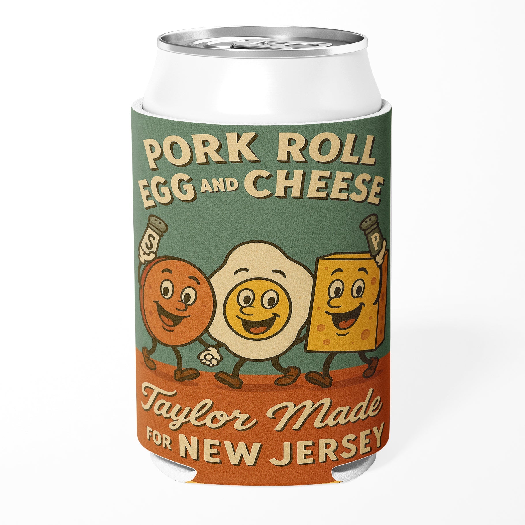 Pork Roll Egg and Cheese Taylor Made Can Cooler - The Original Underground