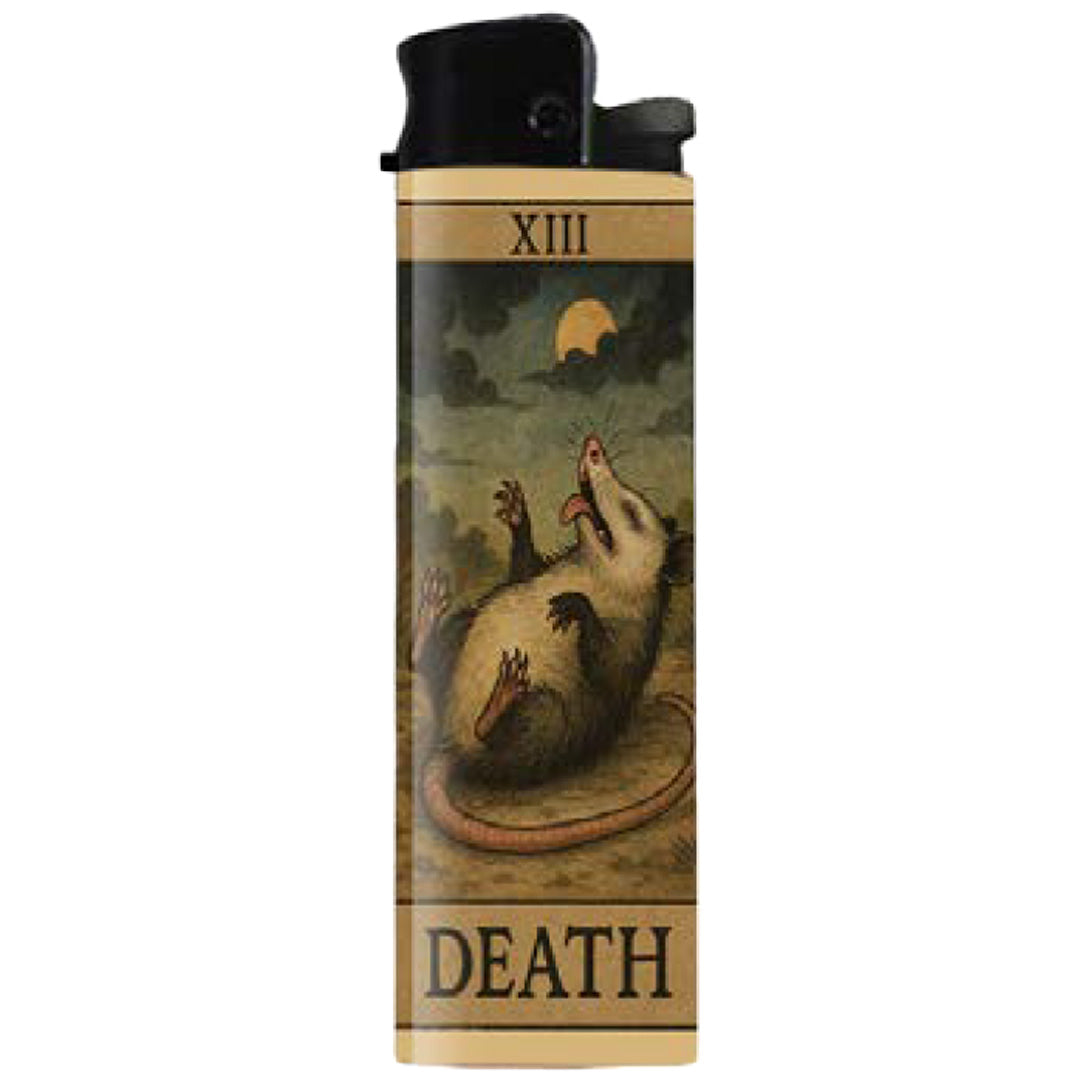 Possum Playing Death Tarot Lighter - The Original Underground