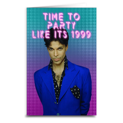 Prince "Party Like It's 1999" Card - The Original Underground / theoriginalunderground.com