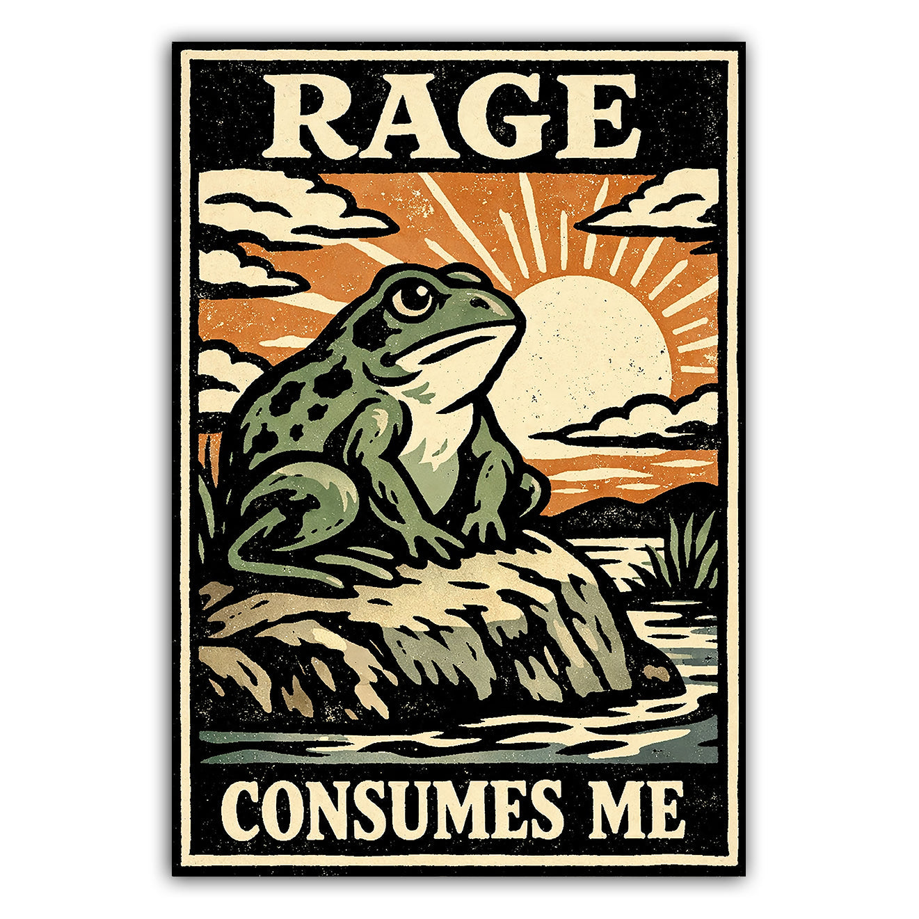Rage Consumes Me Flexible Magnet - The Original Underground