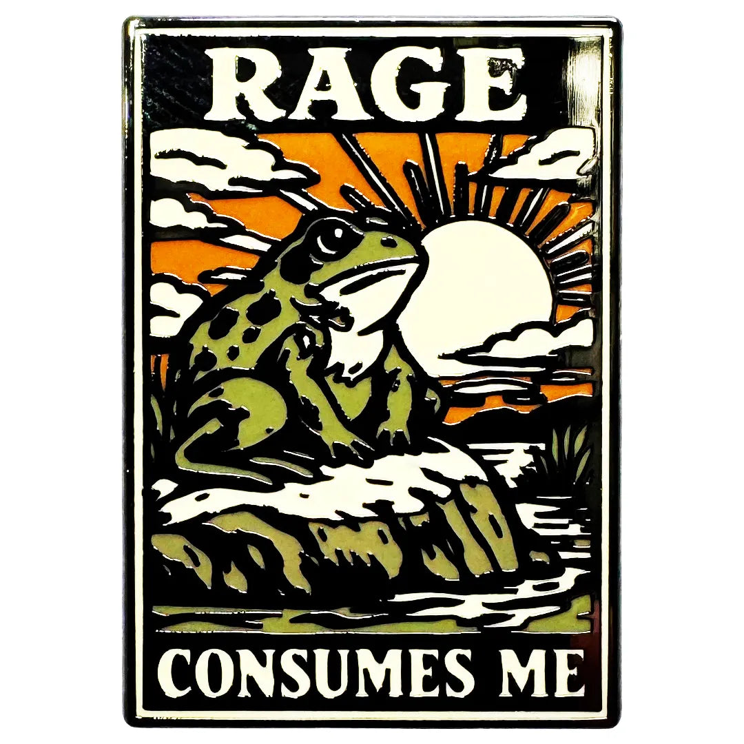 Rage Consumes Me Enamel Pin - The Original Underground