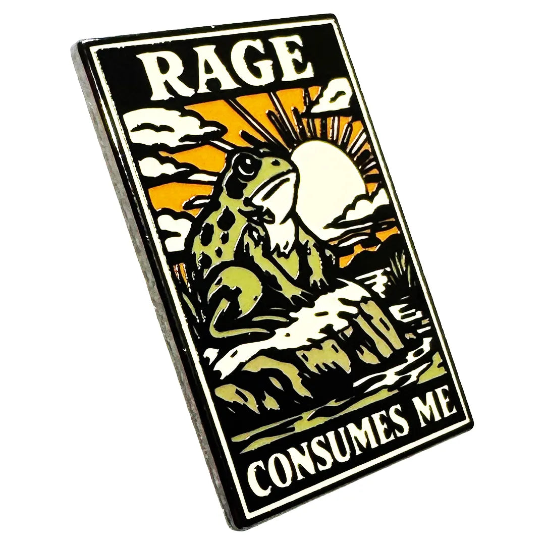 Rage Consumes Me Enamel Pin - The Original Underground