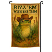 Rizz 'Em With the Tism Garden Flag - The Original Underground