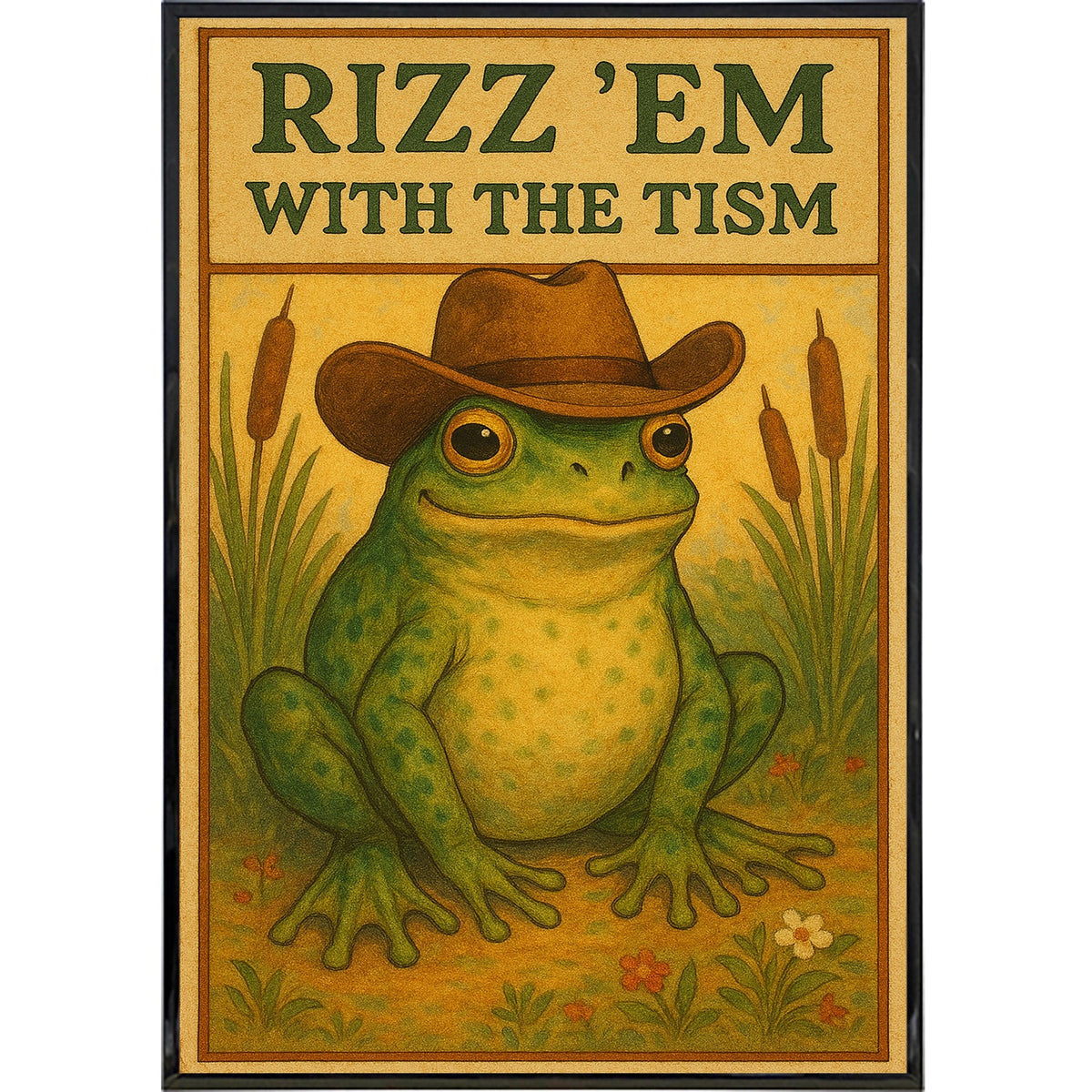 The Rizzmatist Rizz 'Em With the Tism Poster Print – The Original Underground