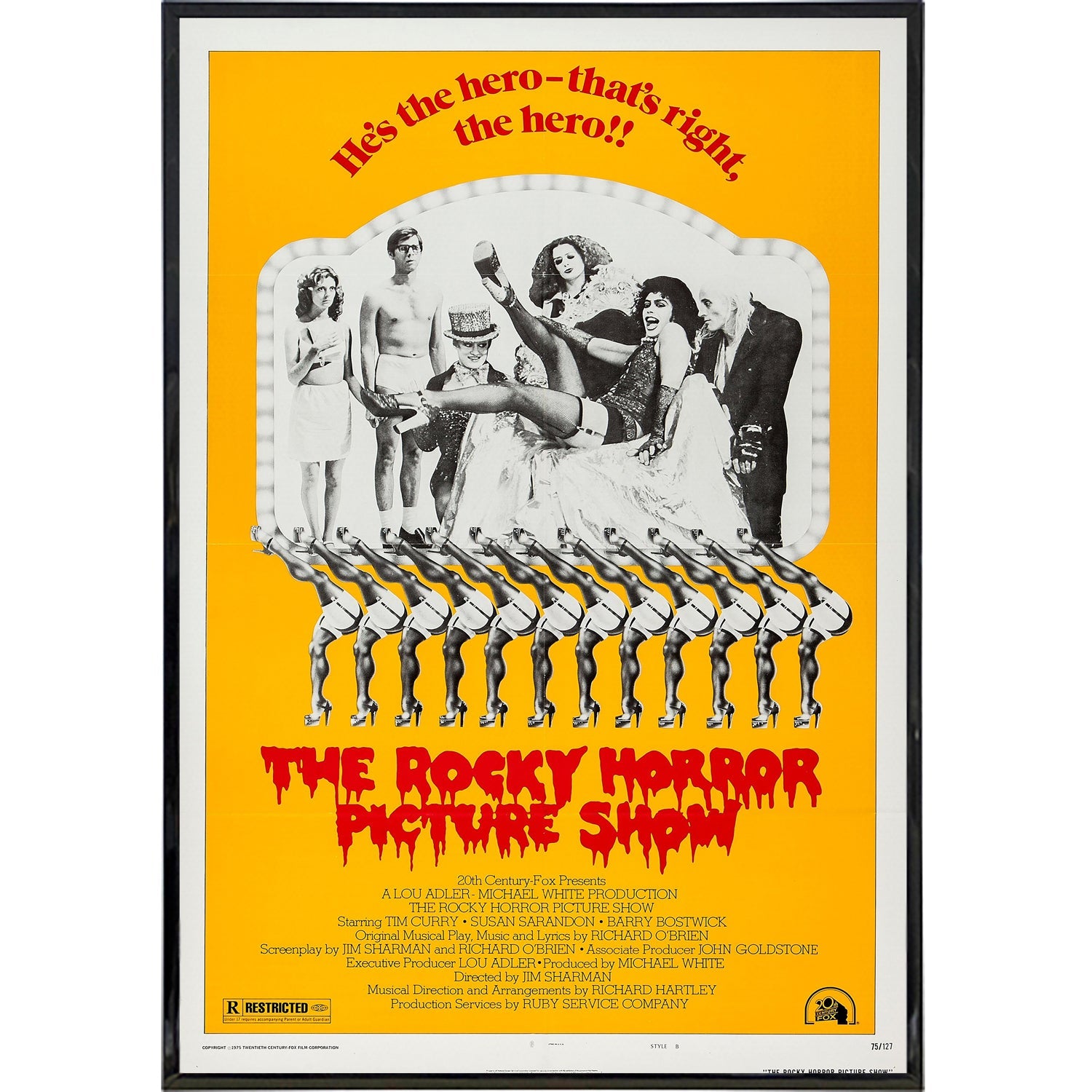 Rocky Horror Picture Show B-Side Poster Print - Shady Front