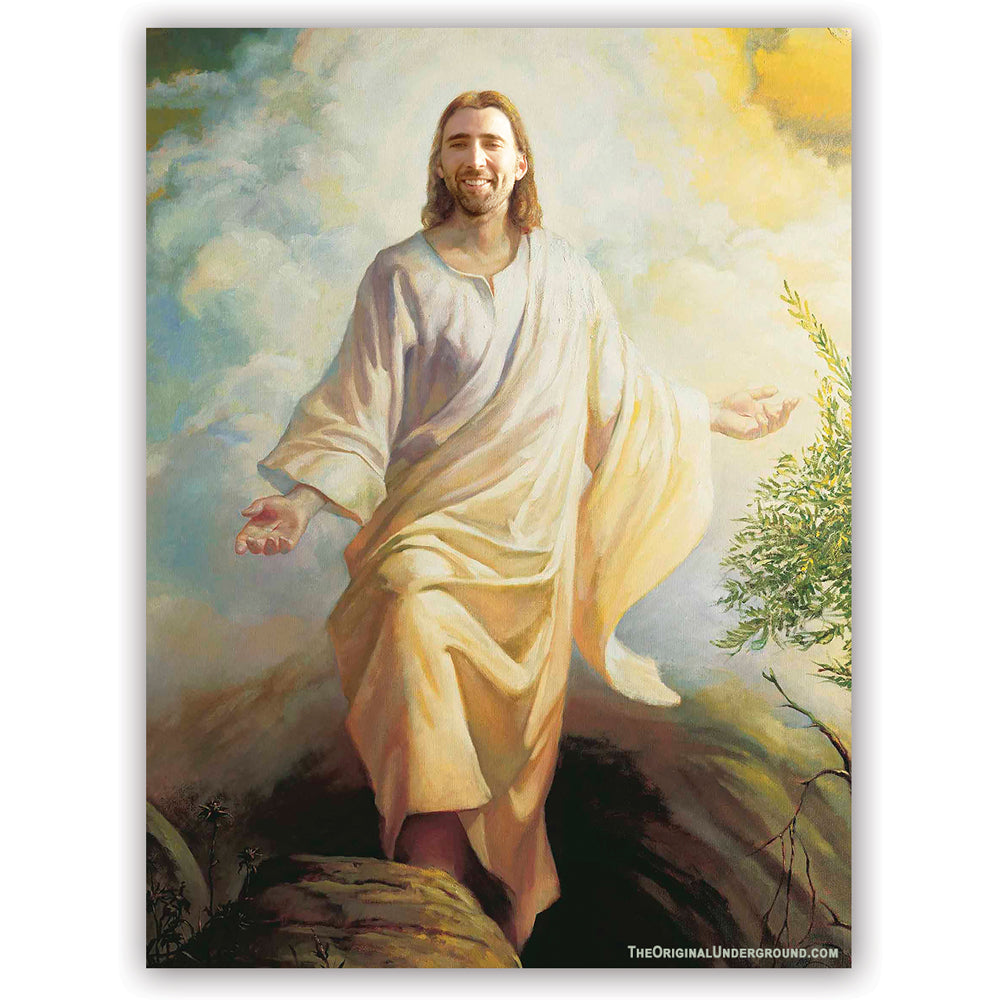 Saint Nic Cage Sticker - Shady Front