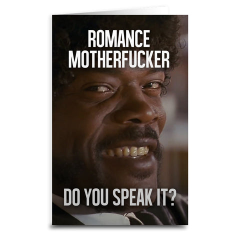 Samuel Jackson "Romance" Card - The Original Underground / theoriginalunderground.com