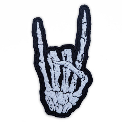 Skeleton Rock Hand Patch - The Original Underground / theoriginalunderground.com
