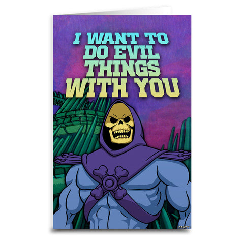 Skeletor "Evil Things" Card - The Original Underground / theoriginalunderground.com