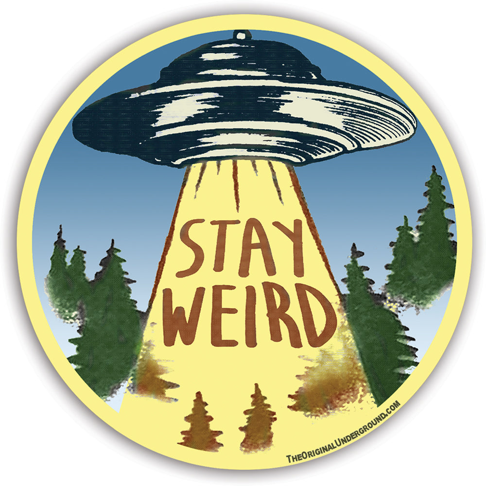 Stay Weird Sticker - Shady Front