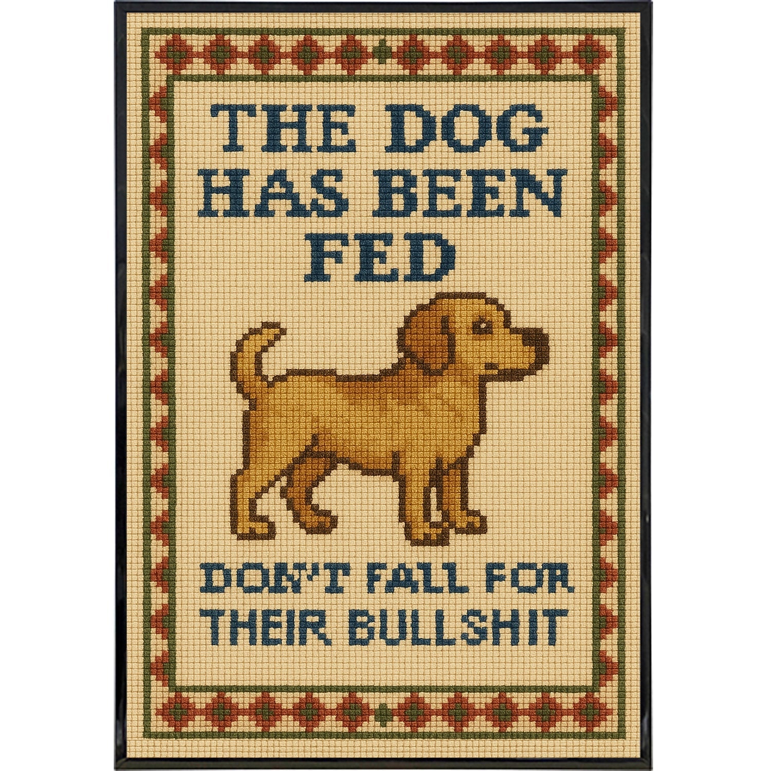 The Dog Has Been Fed Poster Print - The Original Underground