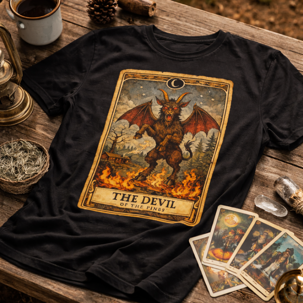 The Jersey Devil Tarot Card T-Shirt - The Original Underground