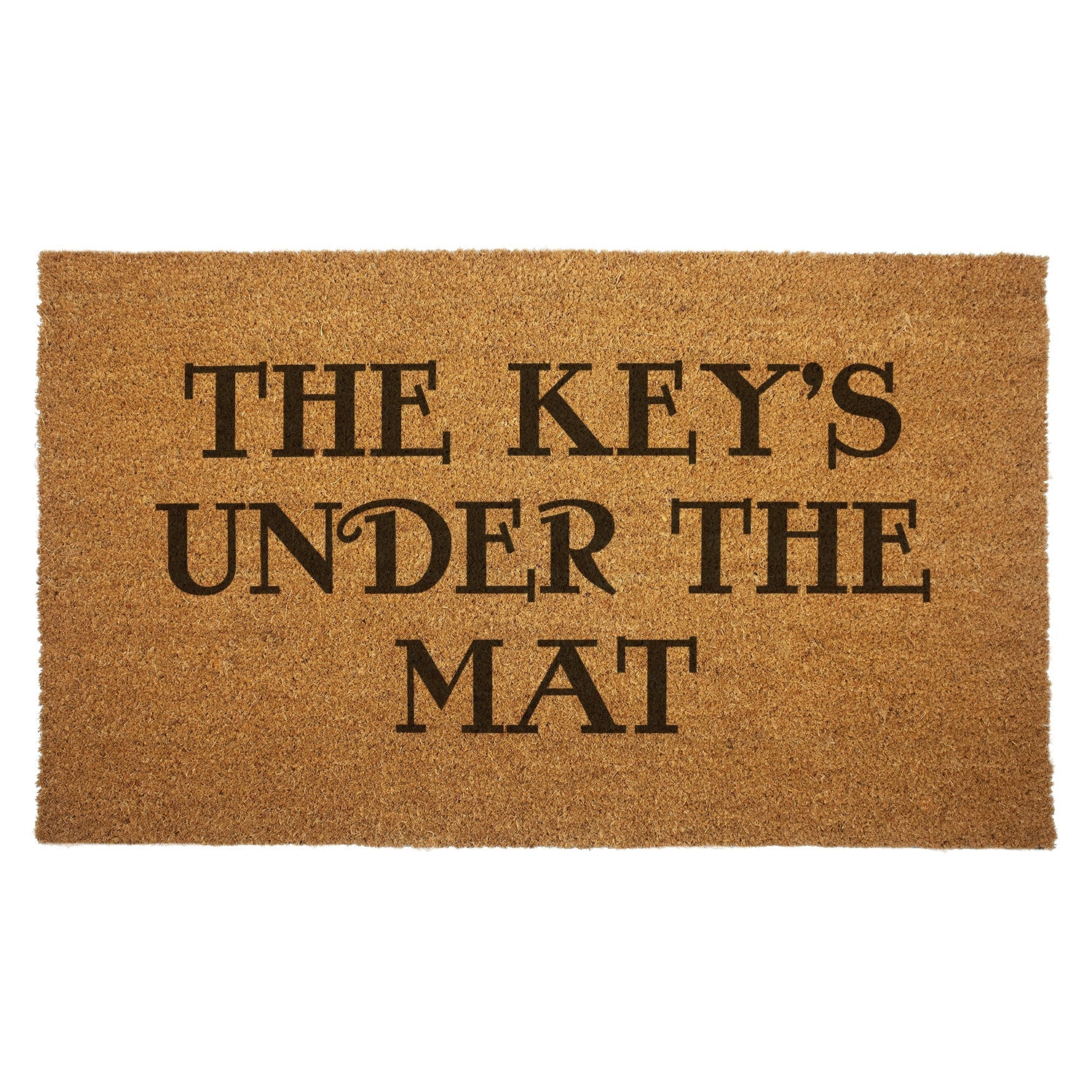 The Key's Under the Mat Door Mat - The Original Underground / theoriginalunderground.com