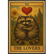 The Raccoon Lovers Tarot Original Poster Print - Shady Front