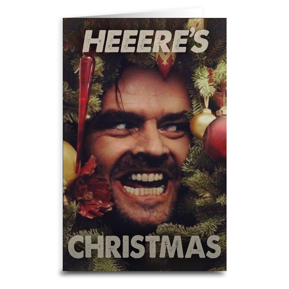 The Shining "Heeere's Christmas" Greeting Card - The Original Underground