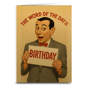 The Word of the Day is Birthday Greeting Card - The Original Underground