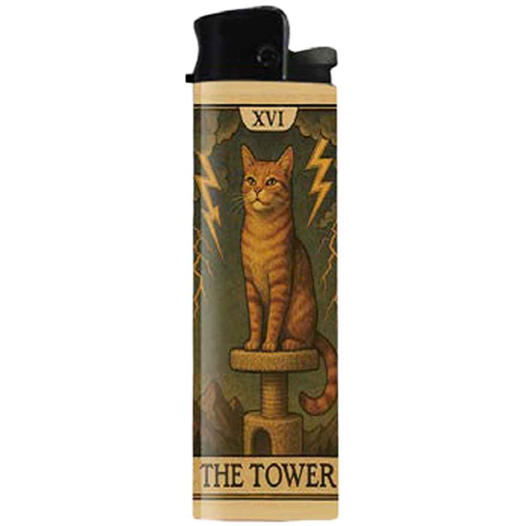 The Cat Tower Tarot Lighter