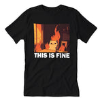 This Is Fine Cat T-Shirt - The Original Underground / theoriginalunderground.com