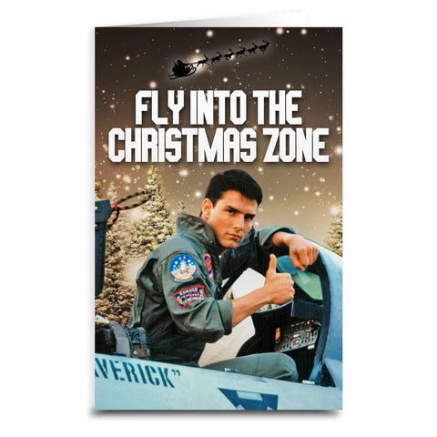 Top Gun "Fly Into the Christmas Zone" Card - The Original Underground / theoriginalunderground.com
