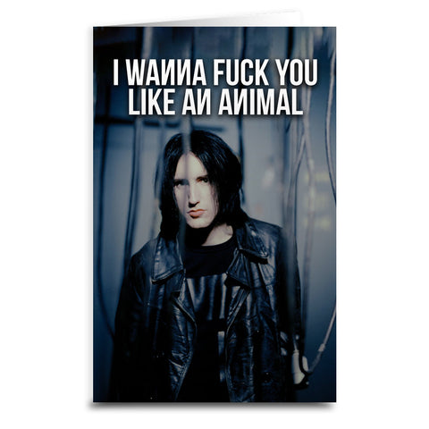 Trent Reznor "Like an Animal" Card - The Original Underground / theoriginalunderground.com