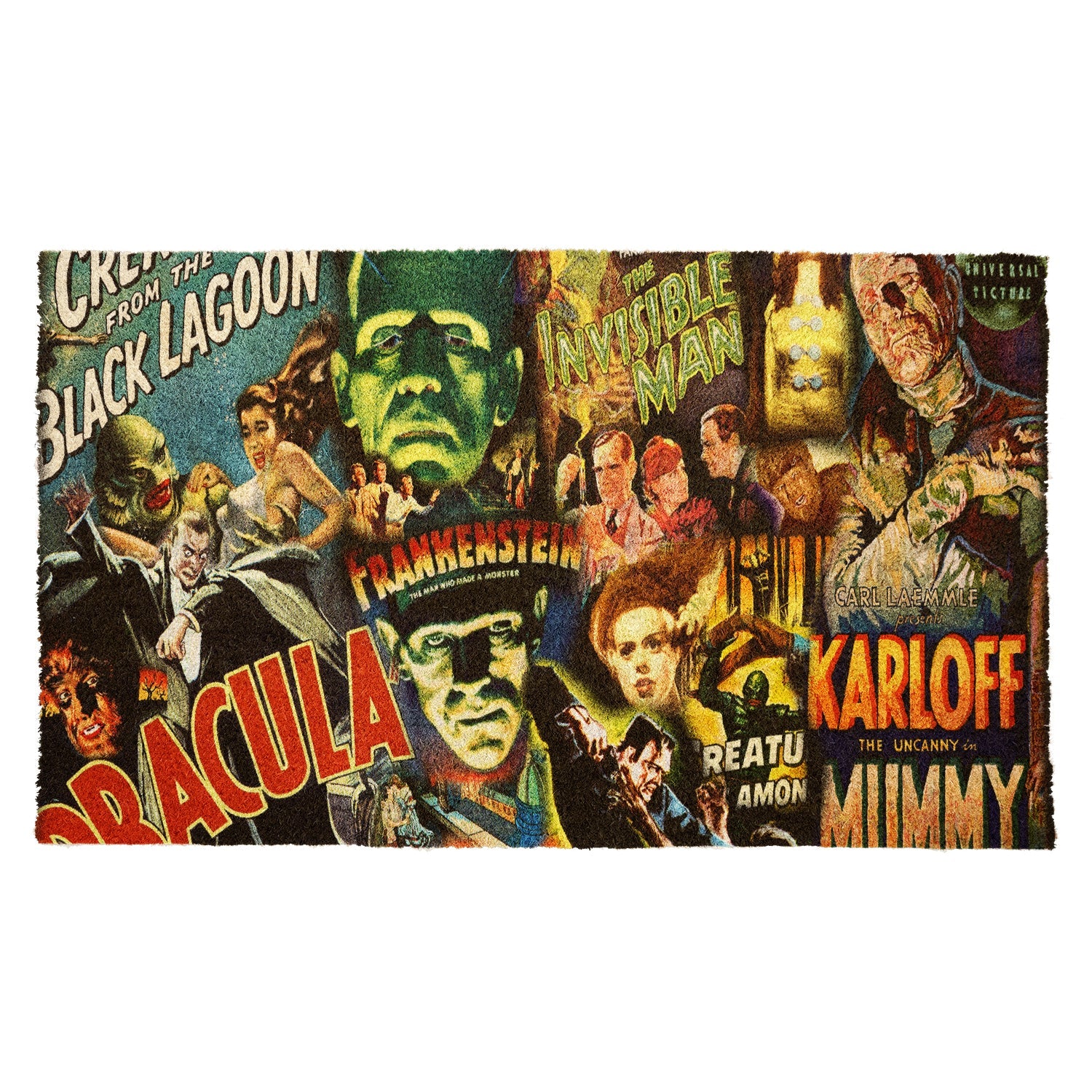 Universal Monsters Film Covers Door Mat - Shady Front
