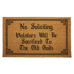 Violators Will Be Sacrificed Door Mat - The Original Underground / theoriginalunderground.com