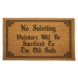 Violators Will Be Sacrificed Door Mat - The Original Underground / theoriginalunderground.com