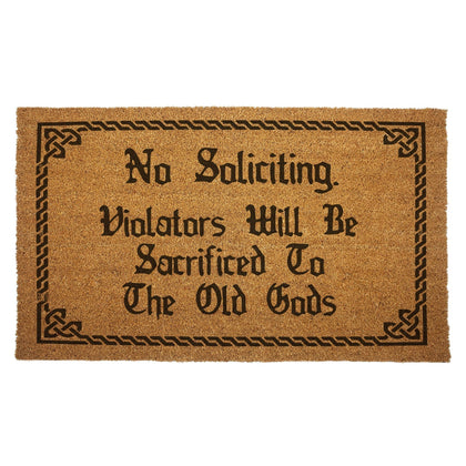 Violators Will Be Sacrificed Door Mat - Shady Front