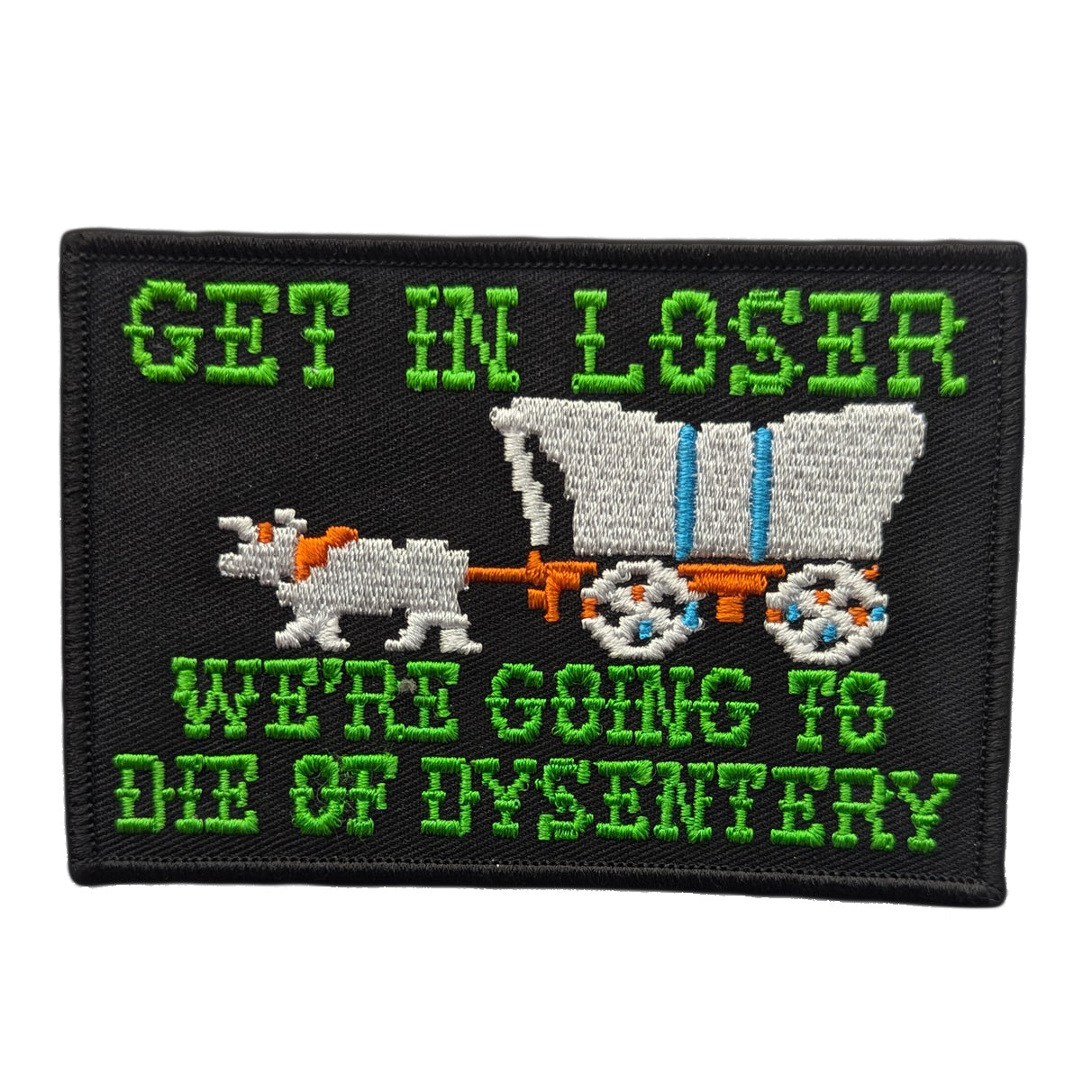 We're Going to Die of Dysentery "Oregon Trail" Patch - Shady Front