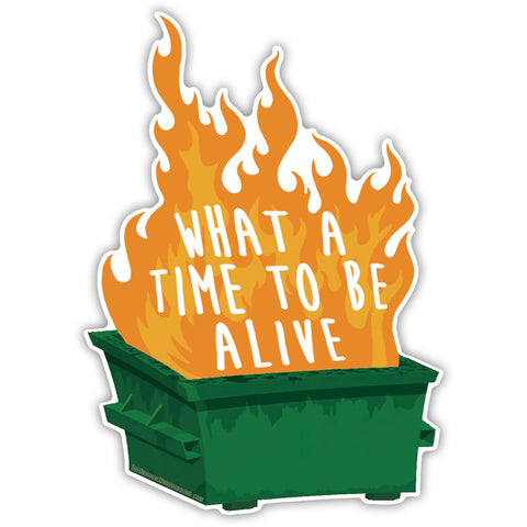 What a Time to Be Alive Car Magnet - The Original Underground / theoriginalunderground.com